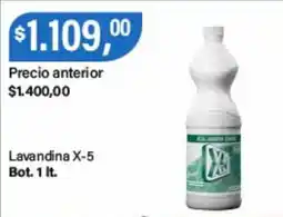Supermercados Damesco Lavandina X-5 oferta