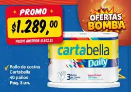 Supermercados Damesco Cartabella rollo de cocina oferta