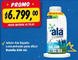 Supermercados Damesco Ala jabón liquido concentrado para diluir oferta