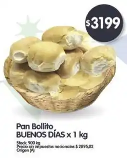Supermercados Buenos Días Buenos días pan bollito oferta