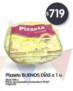 Supermercados Buenos Días Pizzeta buenos días oferta