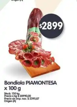 Supermercados Buenos Días Bonodiola piamontesa oferta