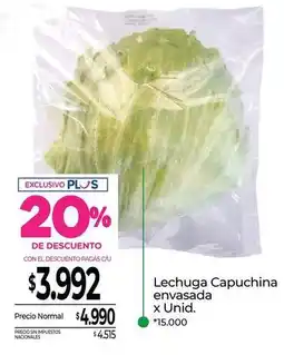 La Anonima Lechuga capuchina oferta