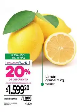 La Anonima Limón granel oferta