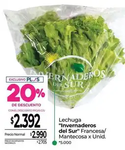 La Anonima Lechuga francesa/mantecos oferta