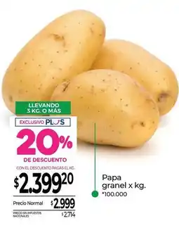 La Anonima Papa granel oferta
