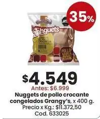 Coto Nuggets de pollo crocante congelados oferta