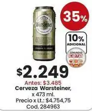 Coto Warsteiner - cerveza oferta