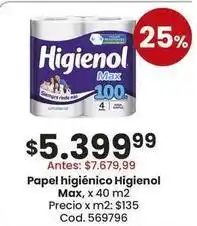 Coto Higienol - papel higi3enico max oferta