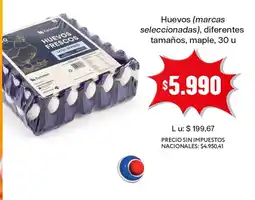 Cooperativa Obrera Cyclamen huevos frescos oferta