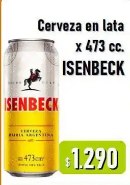 Beltrán Supermercados Isenbeck cerveza en lata oferta