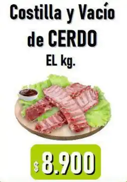 Beltrán Supermercados Costilla y Vacío de Cerdo oferta
