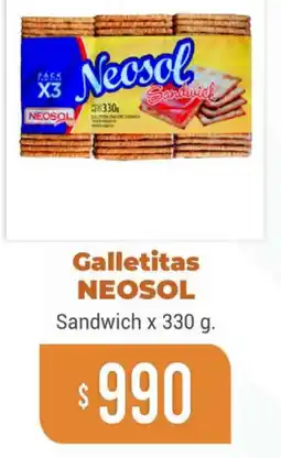 Beltrán Supermercados Neosol galletitas sandwich oferta