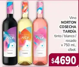 Beltrán Supermercados Norton vino cosecha tardia oferta