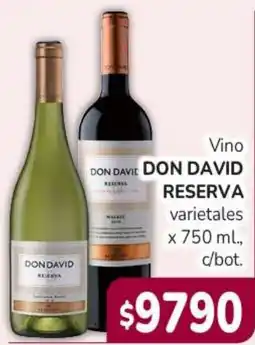 Beltrán Supermercados Don david vino varietales oferta