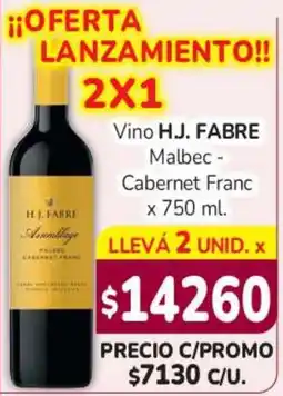 Beltrán Supermercados H.j. fabre vino malbec cabernet franc oferta