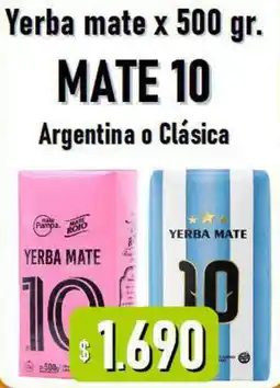 Beltrán Supermercados Mate 10 yerba mate oferta