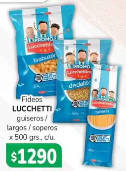 Beltrán Supermercados Lucchetti fideos guiseros largos soperos oferta