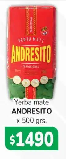 Beltrán Supermercados Andresito yerba mate tradicional oferta