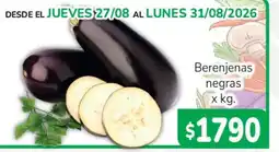 Beltrán Supermercados Berenjenas negras oferta