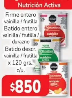 Beltrán Supermercados La serenisima yogur nutricion activa oferta