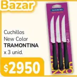 Beltrán Supermercados Tramontina cuchillos new color oferta