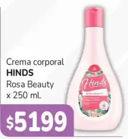 Beltrán Supermercados Hinds crema corporal Rosa Beauty oferta