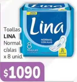 Beltrán Supermercados Lina toallas higienicas normal con alas oferta