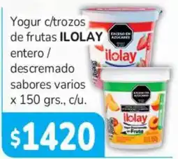 Beltrán Supermercados Ilolay yogur c/trozos de frutas oferta