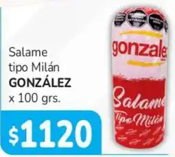 Beltrán Supermercados González salame tipo Milán oferta