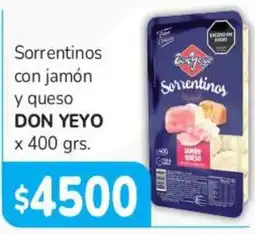Beltrán Supermercados Don yeo sorrentinos con jamón y queso oferta
