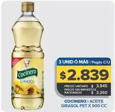 Cocinero - aceite girasol pet