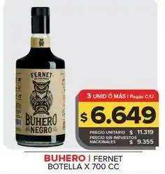 Carrefour Maxi Fernet negro oferta