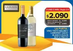 Carrefour Maxi Vino tinto malbec/ cabernet sauv/ blanco dulce oferta