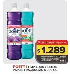 Carrefour Maxi Poett - limpiador liquido oferta