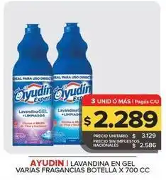 Carrefour Maxi Ayudin - lavandina en gel oferta