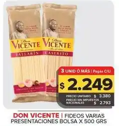 Don vicente - fideos