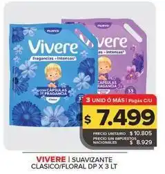 Carrefour Maxi Vivere - suavizante clásico/floral oferta