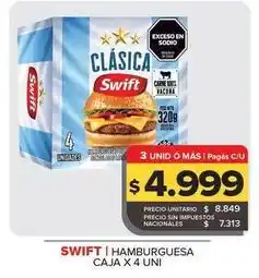 Carrefour Maxi Swift - hamburguesa clásica oferta