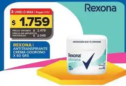 Carrefour Maxi Rexona - antitranspirante crema odorono oferta