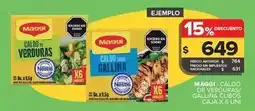 Carrefour Maxi Maggi - caldo de verduras/ gallina cubos oferta