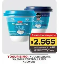 Carrefour Maxi Yogur natural sin endulzar/endulzado oferta