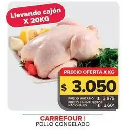 Carrefour Maxi Carrefour - pollo congelado oferta
