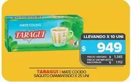 Carrefour Maxi Taraguí - mate cocido saquito diamantado oferta