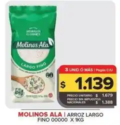 Carrefour Maxi Molinos ala - arroz largo fino oferta