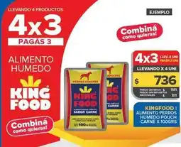 Carrefour Maxi King food - alimento perros humedo pouch carne oferta
