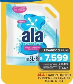 Carrefour Maxi Ala - jabon liquido oferta