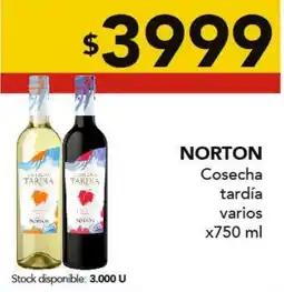 Nini Mayorista Norton cosecha tardía varios oferta
