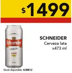 Nini Mayorista Schneider cerveza lata oferta