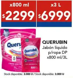 Nini Mayorista Querubin jabón líquido p/ropa dp oferta